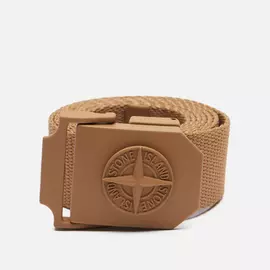 Ремень Stone Island Nylon Tape 7515, цвет коричневый, размер 110