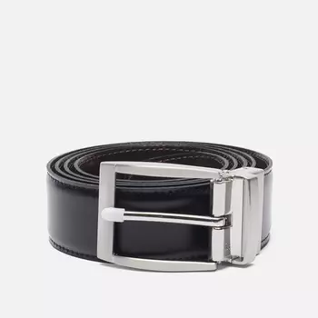 Ремень Timberland Buckle Leather, цвет чёрный, размер M