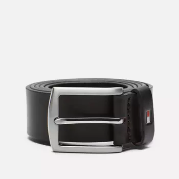 Ремень Tommy Jeans Denton Flag Keeper Leather, цвет коричневый, размер 100