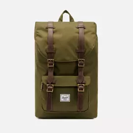 Рюкзак Herschel Supply Co. Herschel Little America Mid-Volume, цвет оливковый