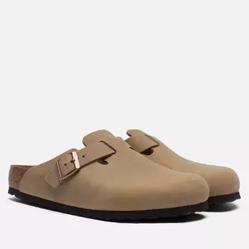 Сандалии Birkenstock Boston Leather, цвет бежевый, размер 43 EU