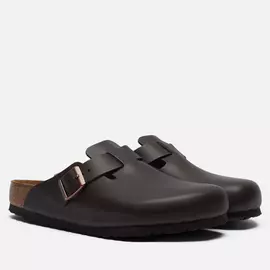 Сандалии Birkenstock Boston Leather, цвет коричневый, размер 37 EU