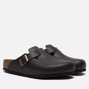 Сандалии Birkenstock Boston Leather, цвет коричневый, размер 39 EU