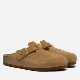 Сандалии Birkenstock Boston Suede, цвет бежевый, размер 38 EU