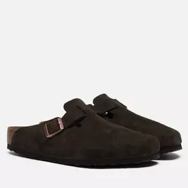 Сандалии Birkenstock Boston Suede, цвет коричневый, размер 42 EU