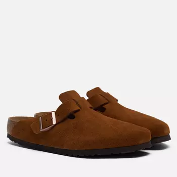 Сандалии Birkenstock Boston Suede, цвет коричневый, размер 44 EU