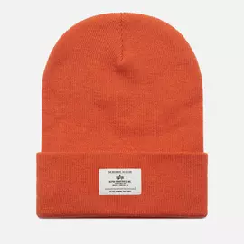 Шапка Alpha Industries Essential Beanie, цвет оранжевый