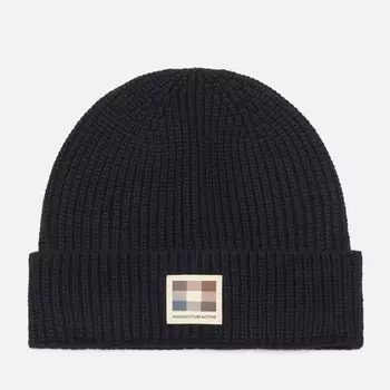 Шапка Aquascutum Active Patch, цвет чёрный