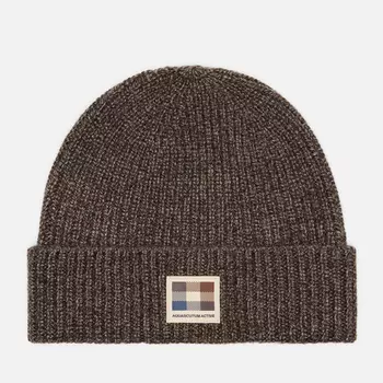 Шапка Aquascutum Active Patch, цвет коричневый