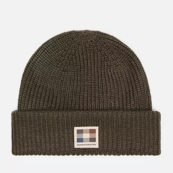 Шапка Aquascutum Active Roll, цвет оливковый