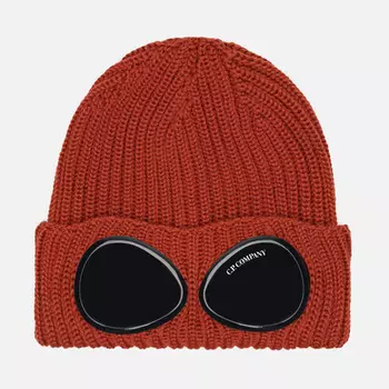 Шапка C.P. Company Extra Fine Goggle, цвет оранжевый