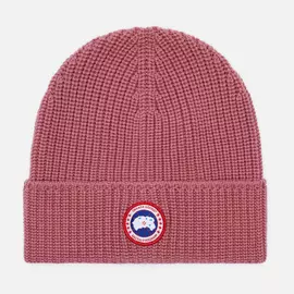 Шапка Canada Goose Arctic Disc Rib Toque, цвет розовый