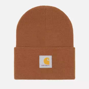 Шапка Carhartt Knit Cuffed, цвет коричневый