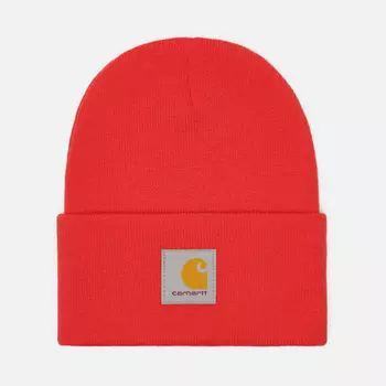 Шапка Carhartt Knit Cuffed, цвет красный