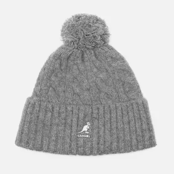 Шапка Kangol Pompom, цвет серый