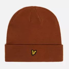 Шапка Lyle &amp; Scott Beanie, цвет коричневый