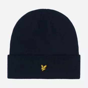 Шапка Lyle & Scott Classic Fine Knit, цвет синий