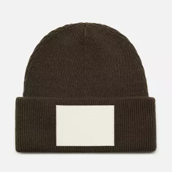Шапка Maison Margiela MM6 Patch Logo Numbers, цвет оливковый, размер M