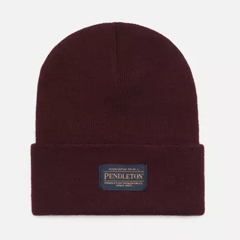 Шапка Pendleton Logo, цвет бордовый