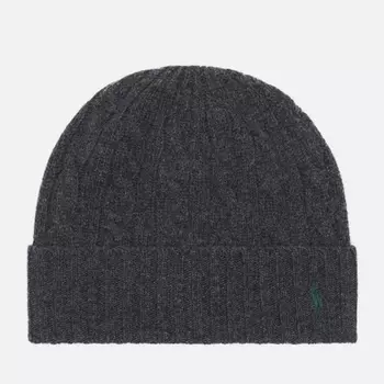 Шапка Polo Ralph Lauren Classic Cable, цвет серый