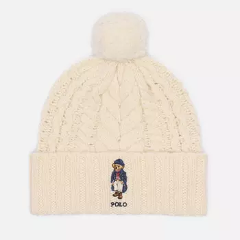 Шапка Polo Ralph Lauren Coat Bear, цвет бежевый