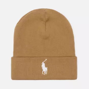 Шапка Polo Ralph Lauren Embroidered Logo, цвет коричневый