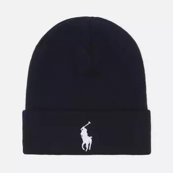 Шапка Polo Ralph Lauren Embroidered Logo, цвет чёрный