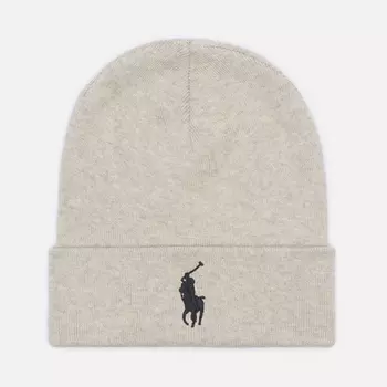 Шапка Polo Ralph Lauren Embroidered Logo, цвет серый
