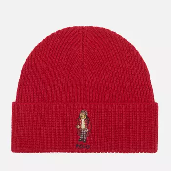 Шапка Polo Ralph Lauren Holiday Bear, цвет красный