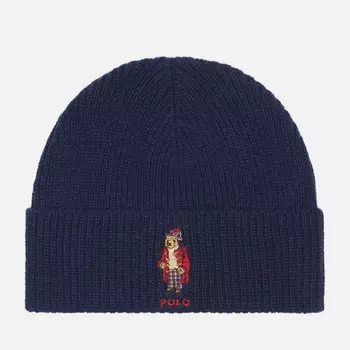 Шапка Polo Ralph Lauren Holiday Bear, цвет синий