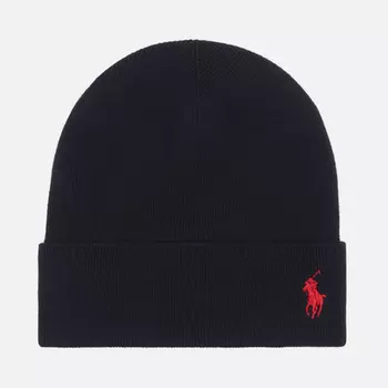 Шапка Polo Ralph Lauren Lightweight Embroidered Logo, цвет чёрный
