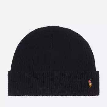 Шапка Polo Ralph Lauren Signature Pony, цвет чёрный