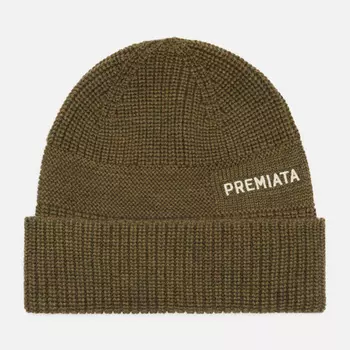 Шапка Premiata Halta 10, цвет оливковый