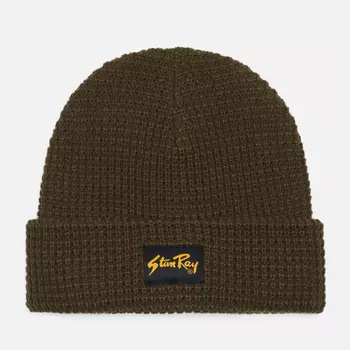 Шапка Stan Ray Waffle, цвет оливковый