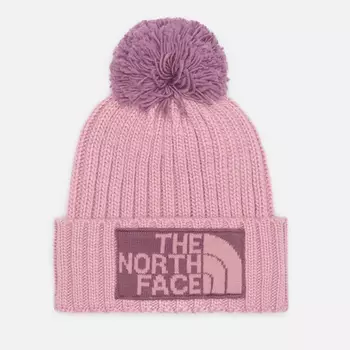 Шапка The North Face Heritage Ski Tuke, цвет розовый
