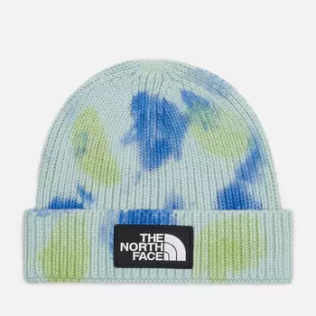 Шапка The North Face Tie Dye Logo Box, цвет голубой