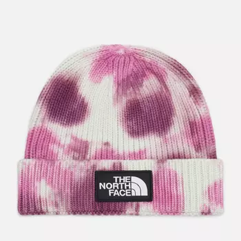 Шапка The North Face Tie Dye Logo Box, цвет фиолетовый