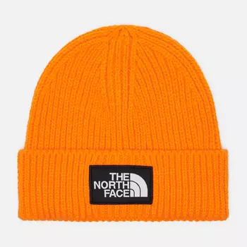 Шапка The North Face TNF Logo Box Cuffed, цвет оранжевый