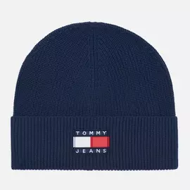 Шапка Tommy Jeans Heritage, цвет синий