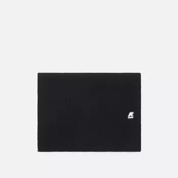 Шарф K-Way Etienne Cardigan Stitch Wool, цвет чёрный