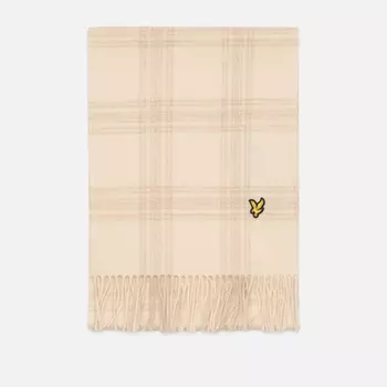 Шарф Lyle & Scott Check Lambswool, цвет бежевый