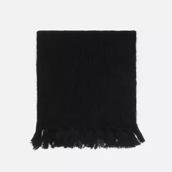 Шарф MSGM Micrologo, цвет чёрный