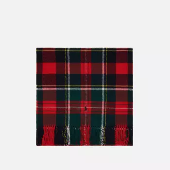 Шарф Polo Ralph Lauren Plaid Fringe-Trim, цвет красный