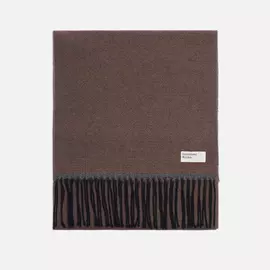 Шарф Universal Works Double Sided, цвет серый