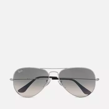 Солнцезащитные очки Ray-Ban Aviator Large Metal, цвет серебряный, размер 58mm