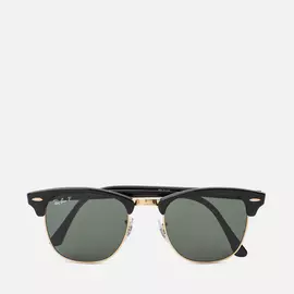 Солнцезащитные очки Ray-Ban Clubmaster Classic G-15 Polarized, цвет зелёный, размер 51mm
