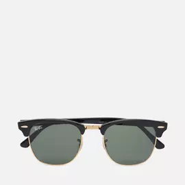Солнцезащитные очки Ray-Ban Clubmaster, цвет чёрный, размер 51mm