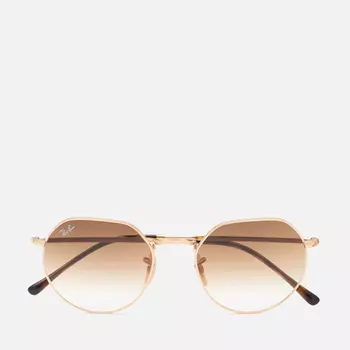Солнцезащитные очки Ray-Ban Jack, цвет золотой, размер 53mm
