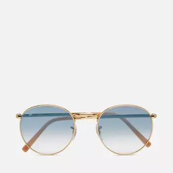 Солнцезащитные очки Ray-Ban New Round, цвет золотой, размер 53mm