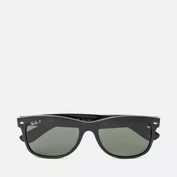 Солнцезащитные очки Ray-Ban New Wayfarer Classic Polarized, цвет чёрный, размер 58mm